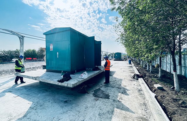 新疆天业集团新能源充电桩项目充电桩专用箱变